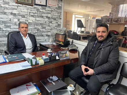 Kızılay Derneği Bozkır Temsilciliği Koordinatörü Nurettin Yılmaz' a iadeyi ziyaret